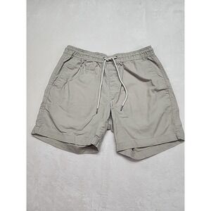 Chaps Men's Comfy Casual Pull On Shorts Khaki Sz L‎